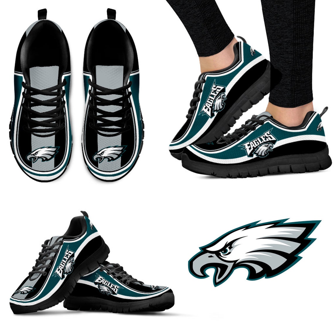 philadelphia eagles sneakers