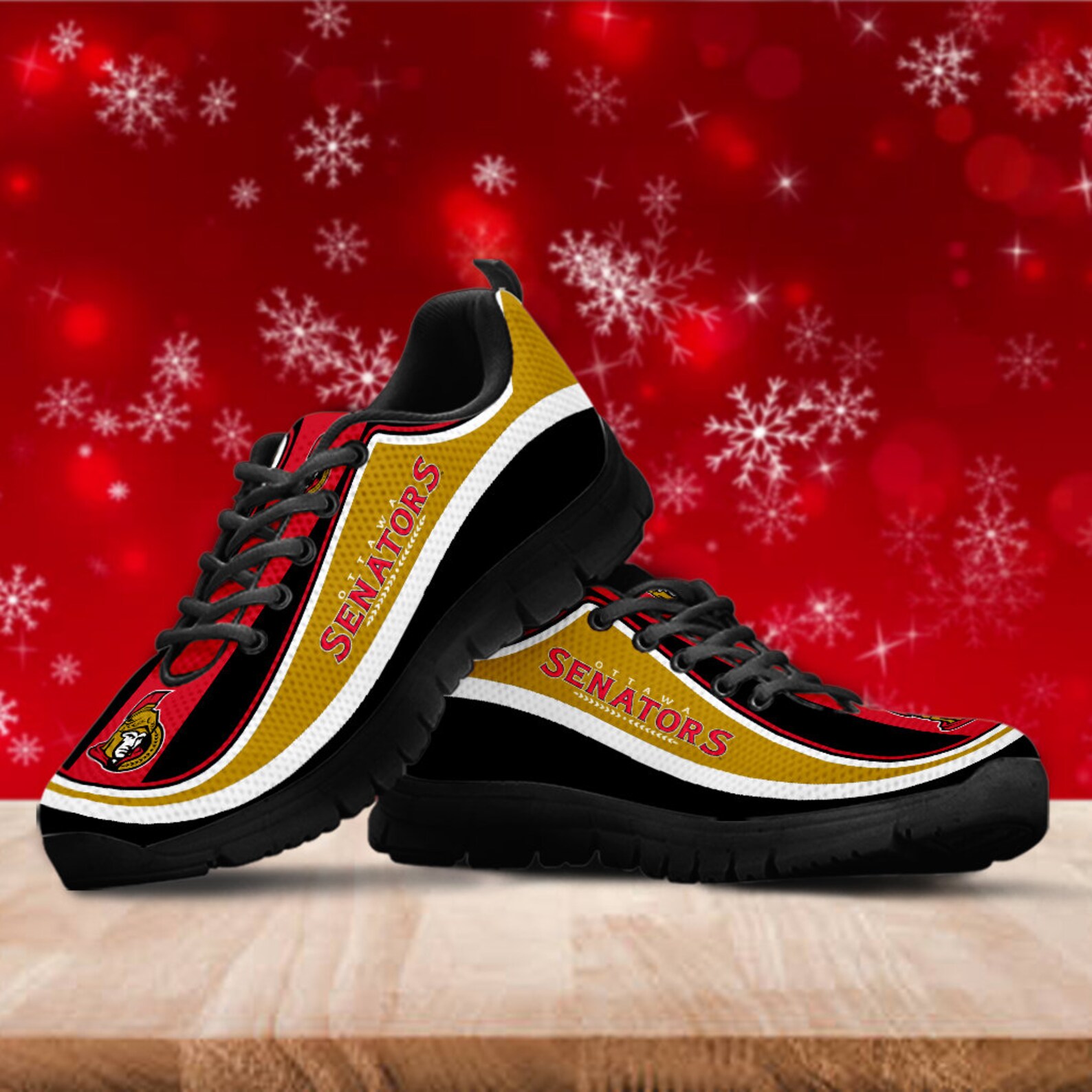 Ottawa Senators Sneaker Ottawa Senators Painted Shoes Hockey Etsy