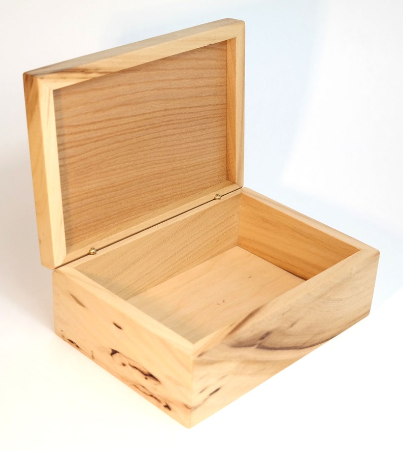 Jewelry Box Engraving gift Box personalized wood magnetic Closure handmade Massively Artruster