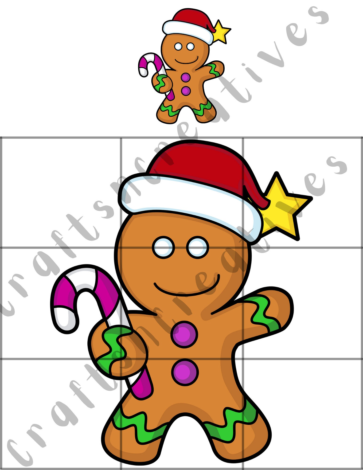 For 3-5 Yr Olds 10 Christmas Printable Jigsaw Puzzle Set - Etsy
