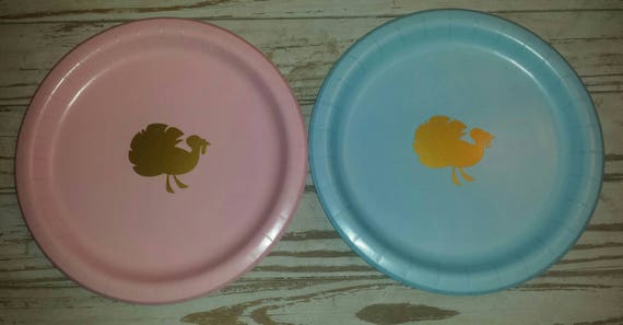 Little turkey, turkey, plates, cups and napkins, little turkey gender reveal, thanksgiving plates, cups and napkins, fall baby shower,