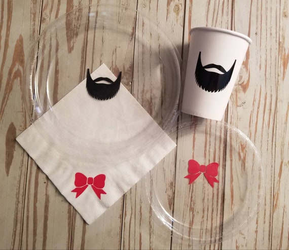 Lumberjack or jill gender reveal plates, cups and napkins, lumberjack first birthday, woodland party, lumberjack birthday, lumberjack shower