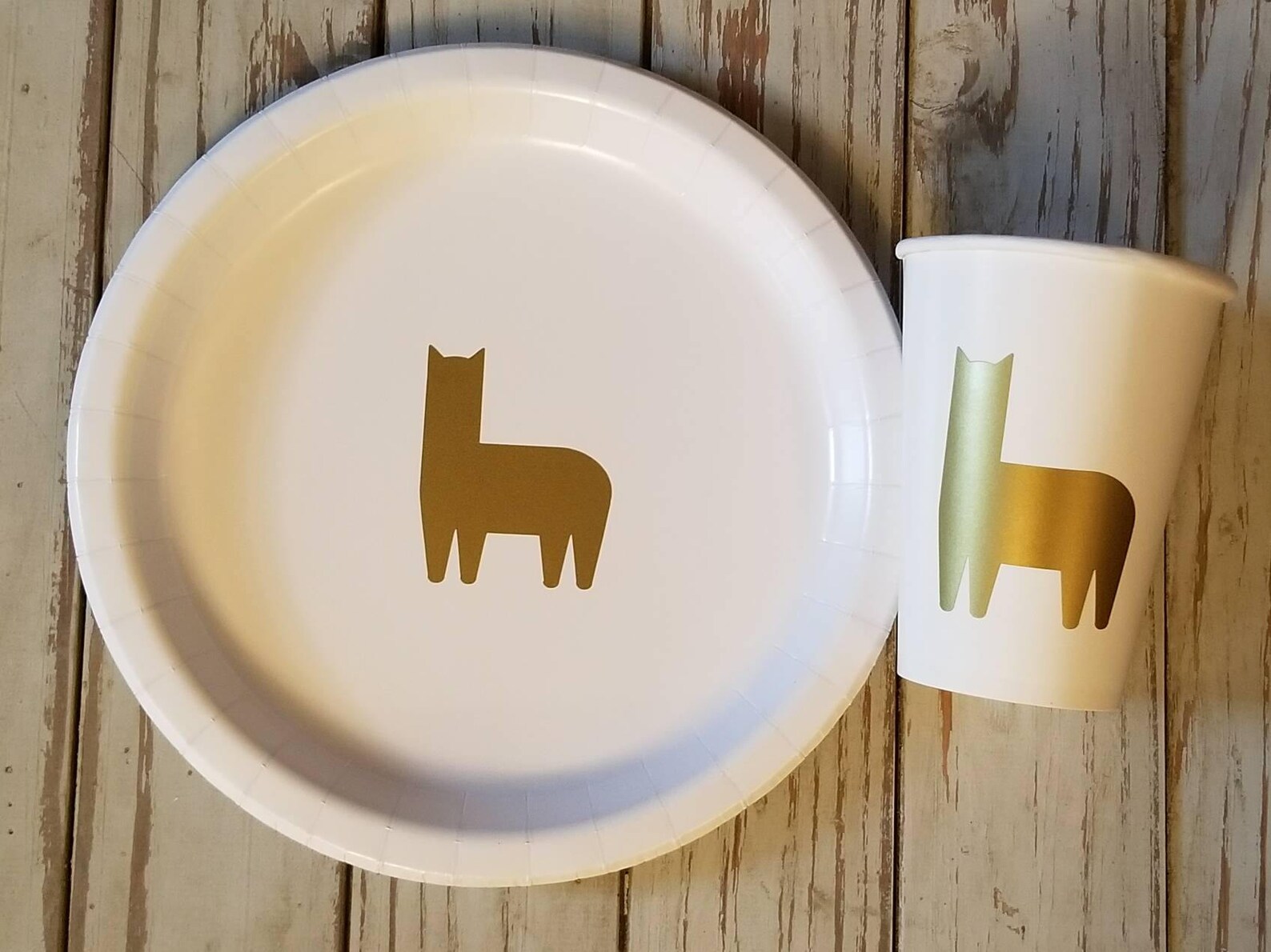 Llama or alpaca plates cups and napkins llama party Etsy