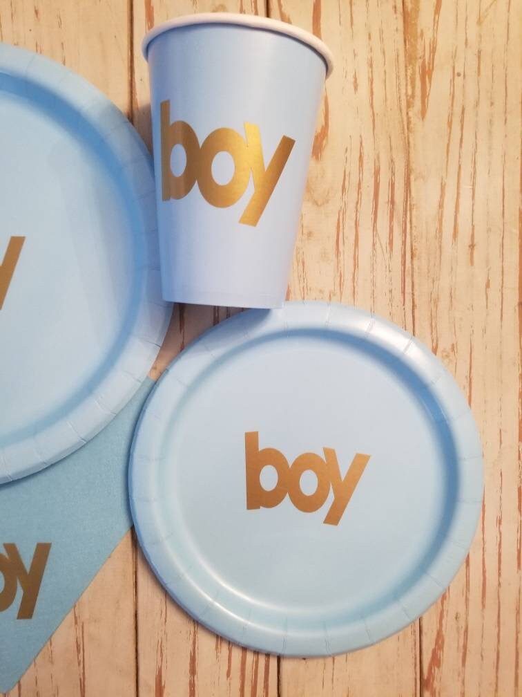 Boy baby shower plates, boy baby shower plates, boy baby shower napkins