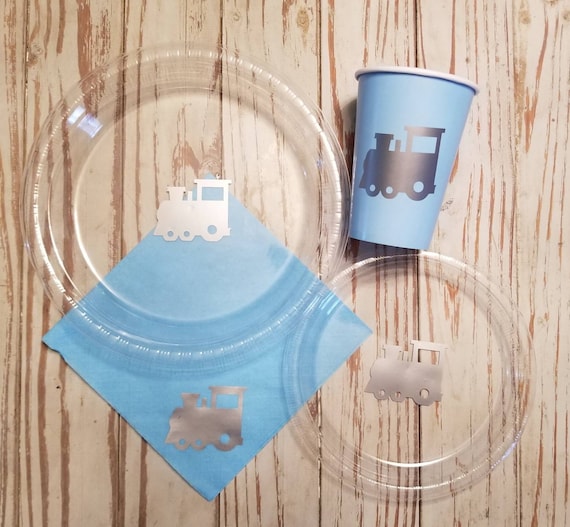 Train birthday, train party, train cups, train plates,  first birthday party, 1st birthday, train first birthday, train party decorations,