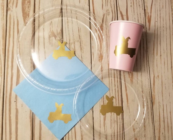 Bunny plates, cups and napkins, bunny baby shower, some bunny is one, bunny first birthday party, bunny party, Easter party cups, napkins