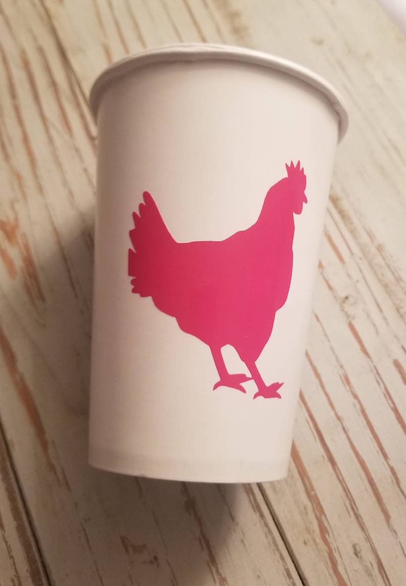 Chicken Hen Party Plates Cups Napkins Farm Birthday Party Etsy