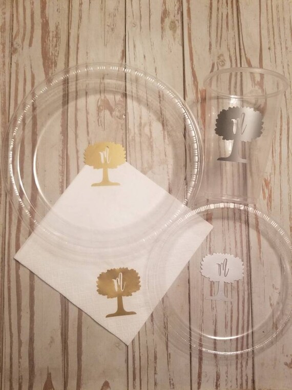 Family Reunion Plates Cups And Napkins Reunion Tableware Etsy