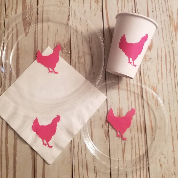 Chicken Plates Etsy