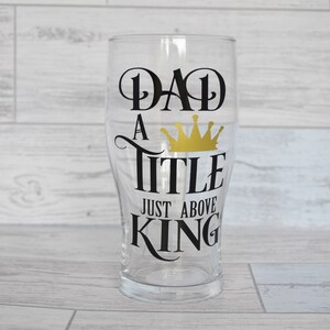 Dad Pint Glass, Best Dad Beer Glass, Beer Love Gift, Personalized,