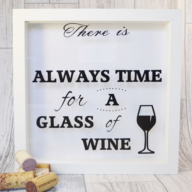 Wine Cork Holder Wine Cork Drop Box Box Frame Shadow Box Etsy UK