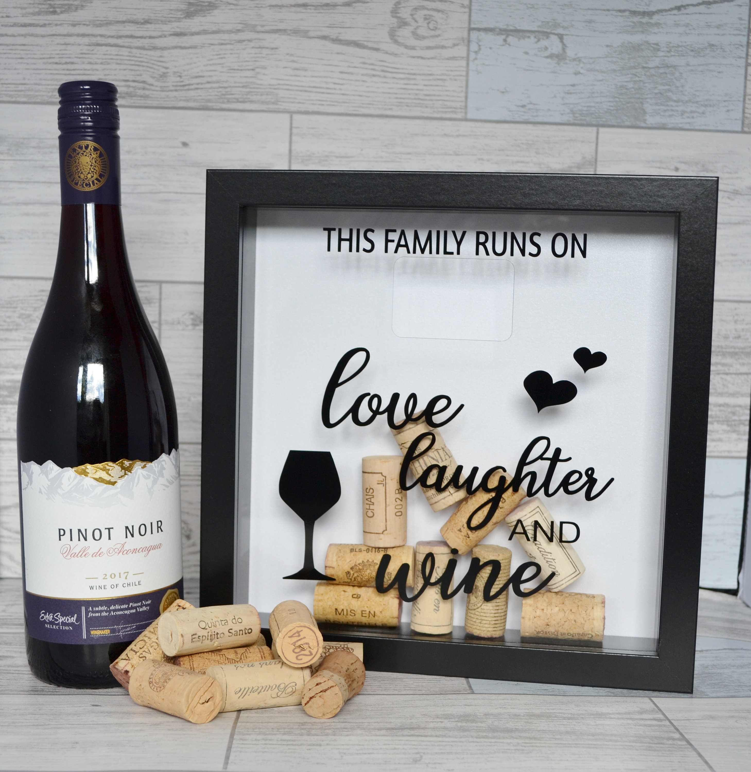 Wine Lovers Gift Wine Cork Holder Gifts for Friends Shadow Etsy