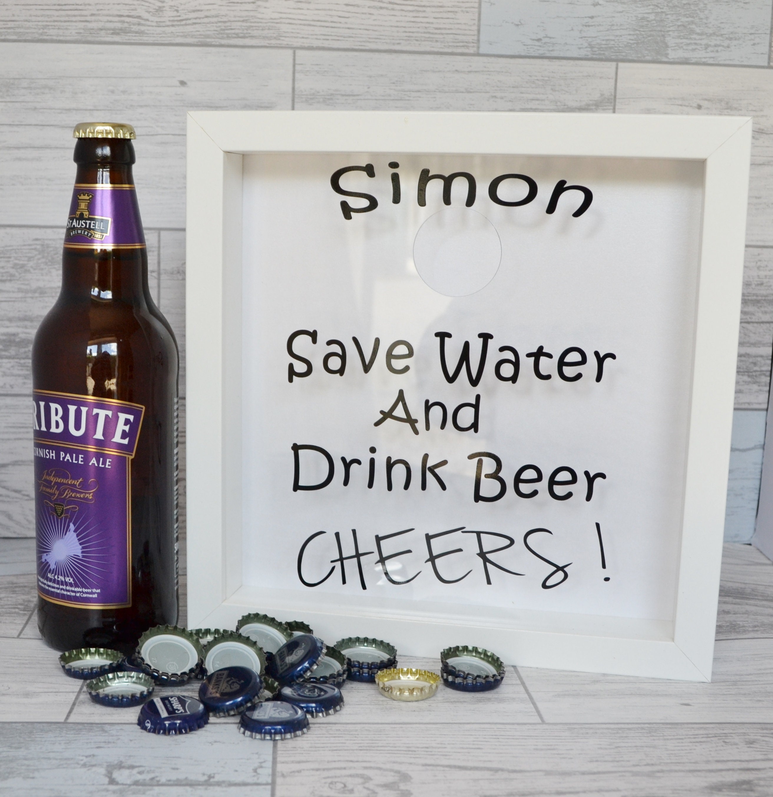 Personalised Gift For Men Beer Lover Gift Beer Cap Holder | Etsy