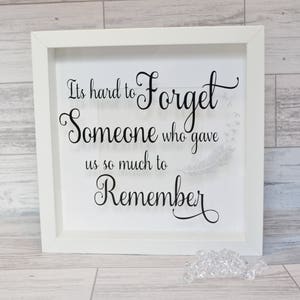 Memorial Frame, Memory Frame, In Loving Memory Frame, Personalised Picture Frame, In Memory of, Keepsake, Loved one in Heaven, Remembrance