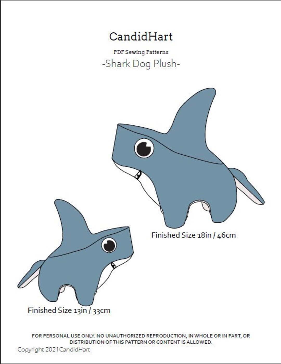 Shark Dog PDF Sewing Pattern - Etsy UK Shark Dog PDF Sewing Pattern - Etsy UK