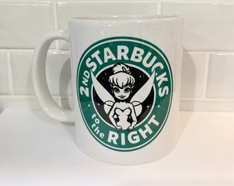 Starbucks inspired coffee mug, starbucks mug, disney coffee mug