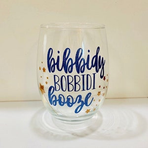 Disney wine glass; Disney Gift, Disney Shirt,