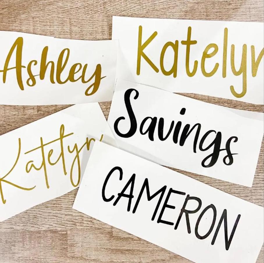 Custom Name decal, vinyl decal, personalized decal
