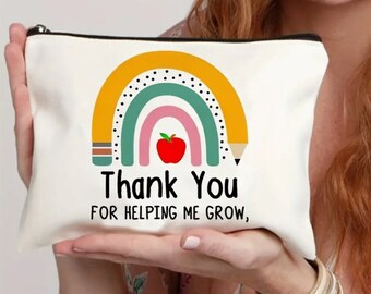 Teacher bag; Teacher pouch; teacher appreciation gift; teacher gift; new teacher gift