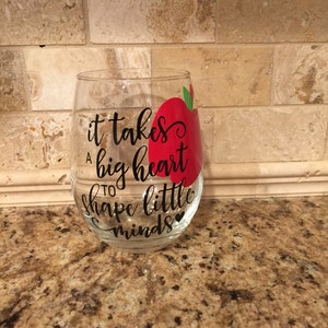 Taça de vinho do professor