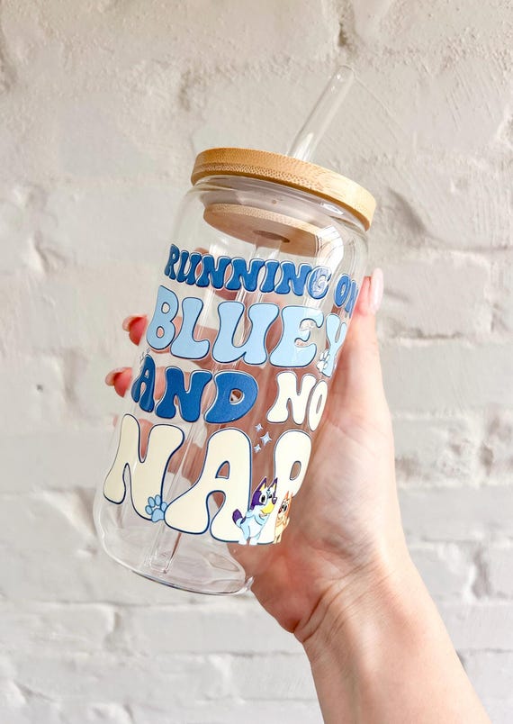 Starbucks Cup; Bluey; Mom Glass; Iced Coffee Cup; Mama Glass; Gift for Her  - Etsy Australia