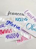 Vinyl decal, name decal, custom name decals