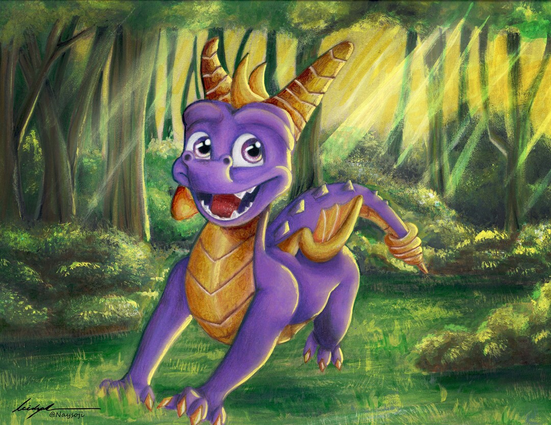 Spyro Print - Etsy