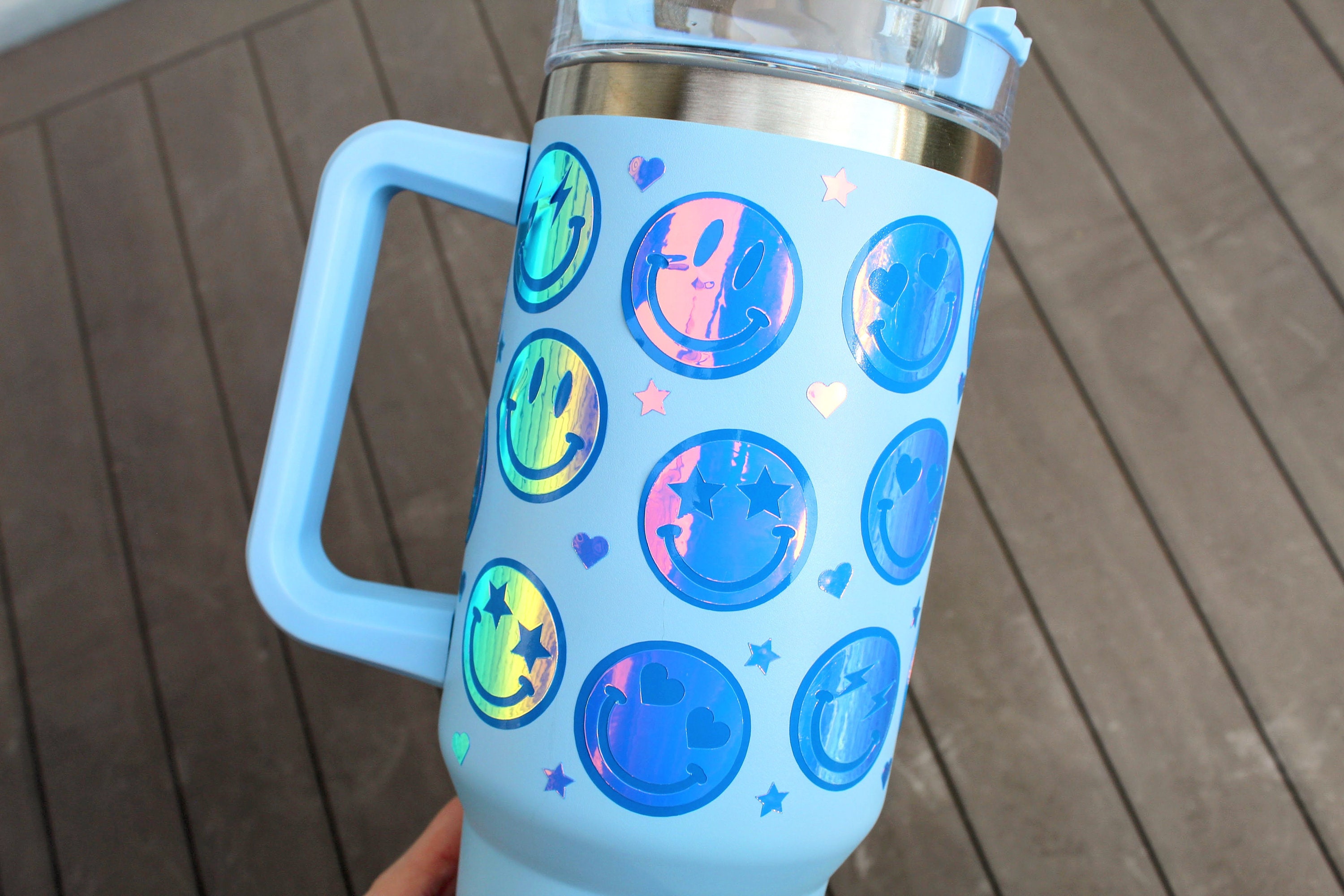 5 Pcs] Brighten Your Stanley Cup & Stitch Water Bottle w/Cute