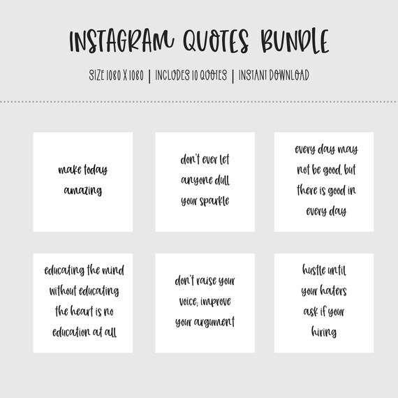 Quotes Instagram Quotes Instagram Stock Photos Instagram Etsy