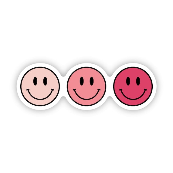 Sticker Smiley heureux - Autocollant Smiley heureux