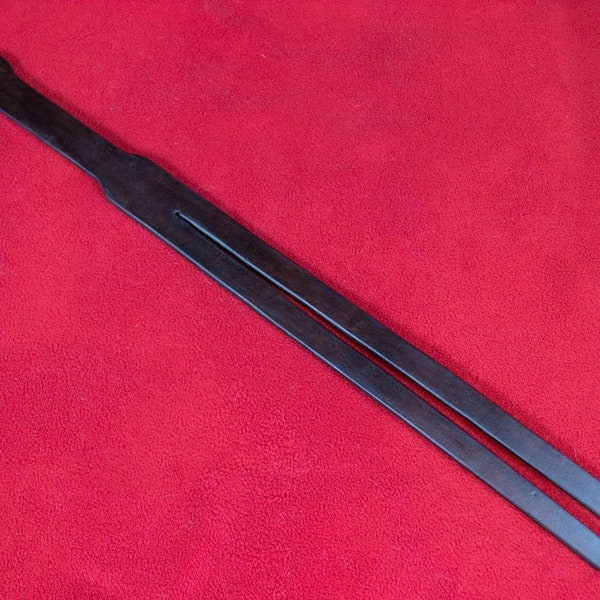 The Lochgelly-Style Tawse - 22 inches long, Lightweight, flexible, and very very painful. - bdsm-gear leather riding crop school strap