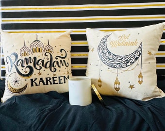 Eid Mubarak Decorative Pillow Cover