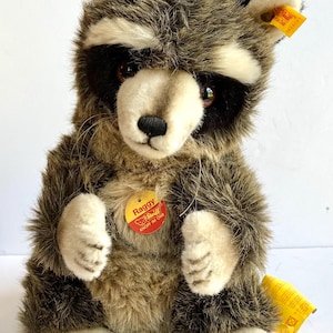 Steiff Raccoon - Etsy