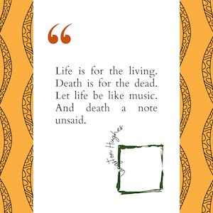 Langston Hughes Wall Art / Langston Hughes Quote Art / Decoración de pared / Decoración del hogar / Descarga instantánea