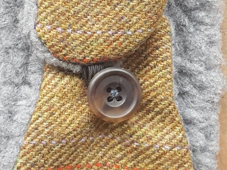 Handmade Unisex Scottish Tweed Headband Scottish Ear Warmer