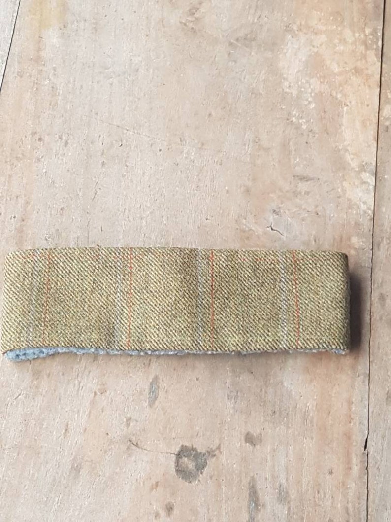 Handmade Unisex Scottish Tweed Headband Scottish Ear Warmer