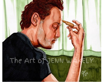 Rick Grimes, The Ones Who Live, Fan Art, Sticker