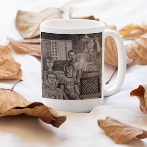 It, Losers Club, Fan Art Sketch, Taza