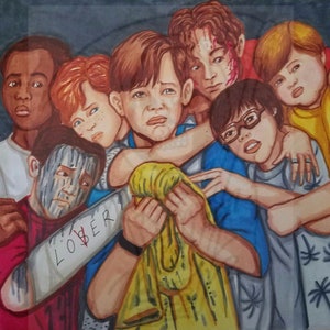 It, The Losers Club, Sticker, Fan Art, Horror