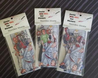 13 Ghosts, Sticker Set, Horror, Fan Art, Thir13een Ghosts