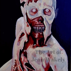 Split Zombie, The Walking Dead, Sticker, Horreur, Fan Art