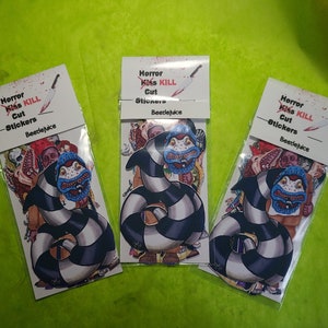 Set de pegatinas de Beetlejuice, fan art, scrapbooking, regalo para calcetines navideños