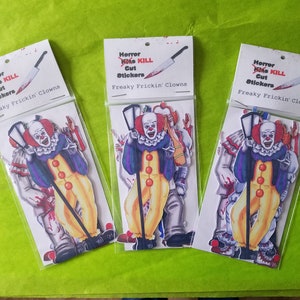 Horror Stickers, Creepy Clowns, Fan Art