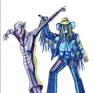Rob Zombie, Fan Art, Heavy Metal, Sticker