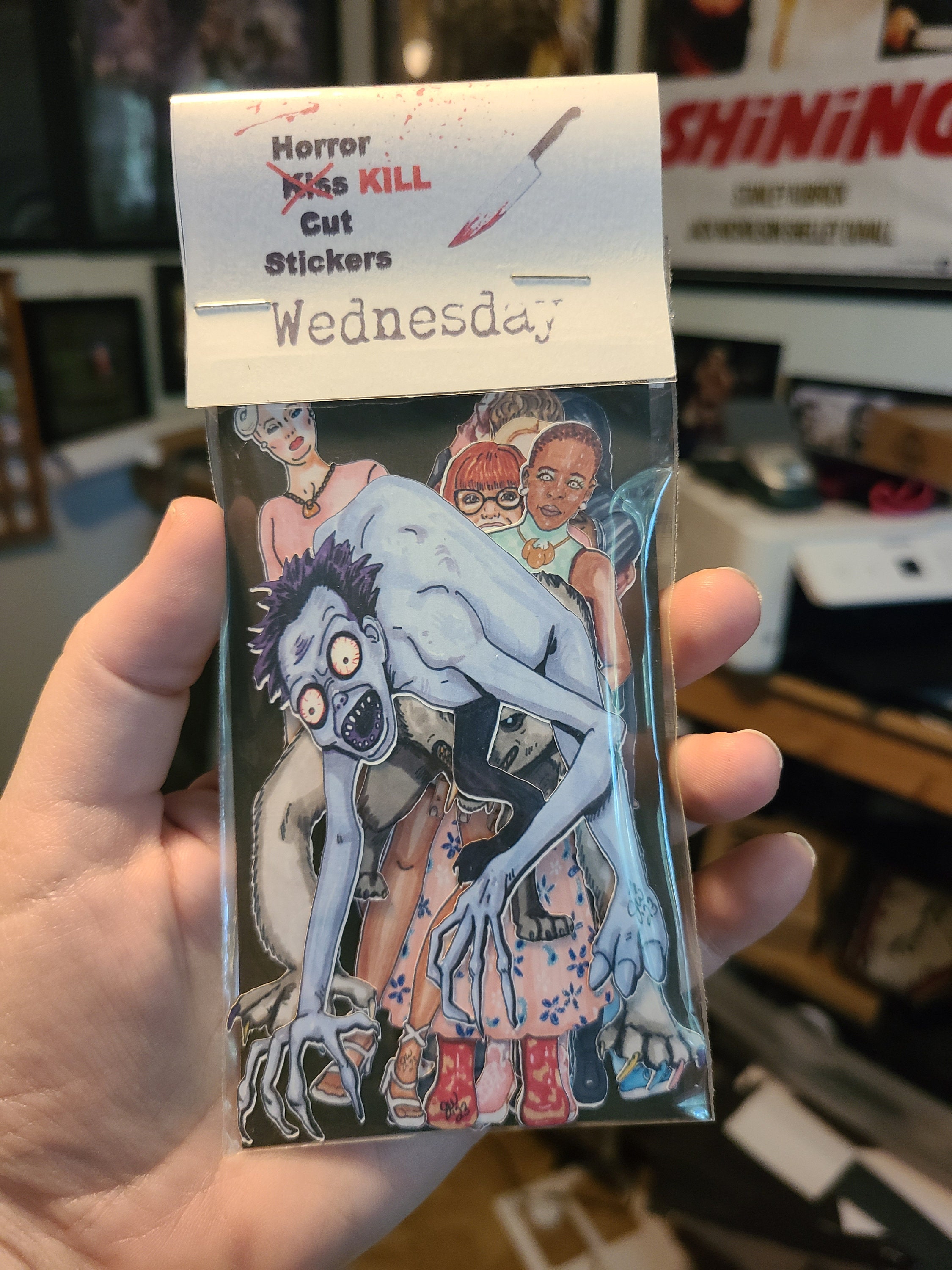 Wednesday Sticker Note Wednesday Sticker Set - Etsy