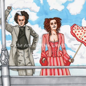 Sweeney Todd the Demon Barber of Fleet Street, Fan Art, Sticker