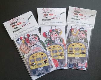 Trick r&#39; Treat School Bus Massacre, Sticker Pack, Fan Art
