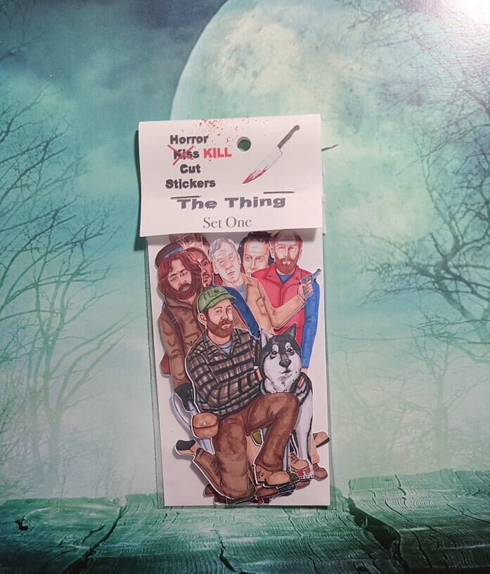 The Thing, Set One, Sticker Set, Fan Art - Etsy