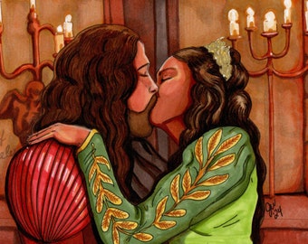 El amor nunca muere, Fan Art, Foto pegatina brillante, Drácula de Bram Stoker