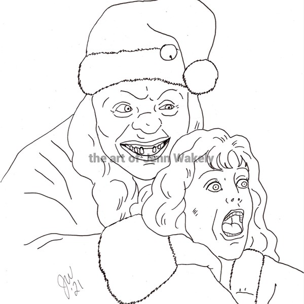 All Through the House Coloring Page, Fan Art